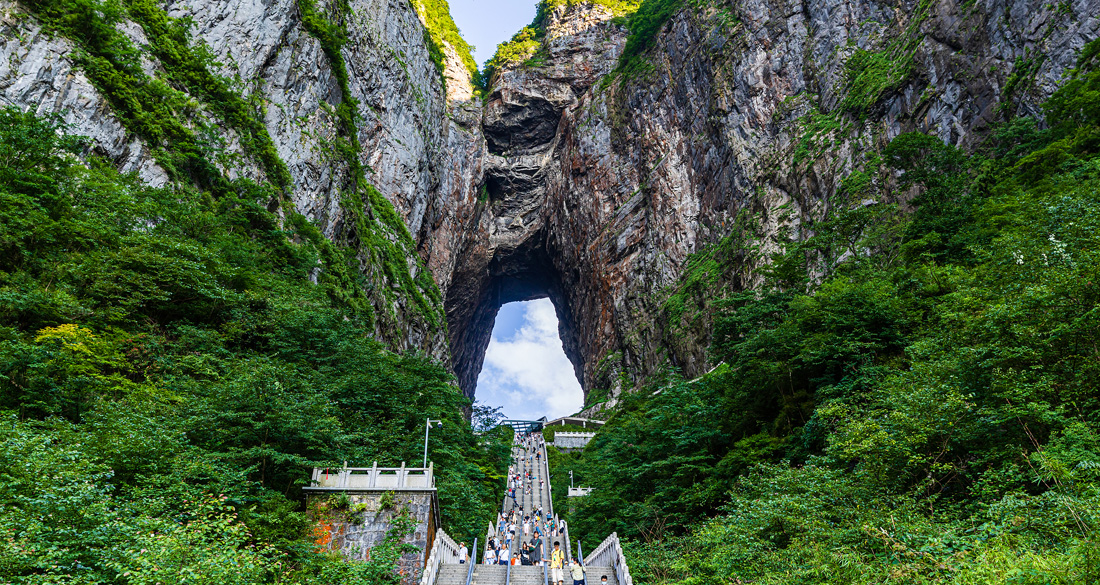 中國張家界天門洞