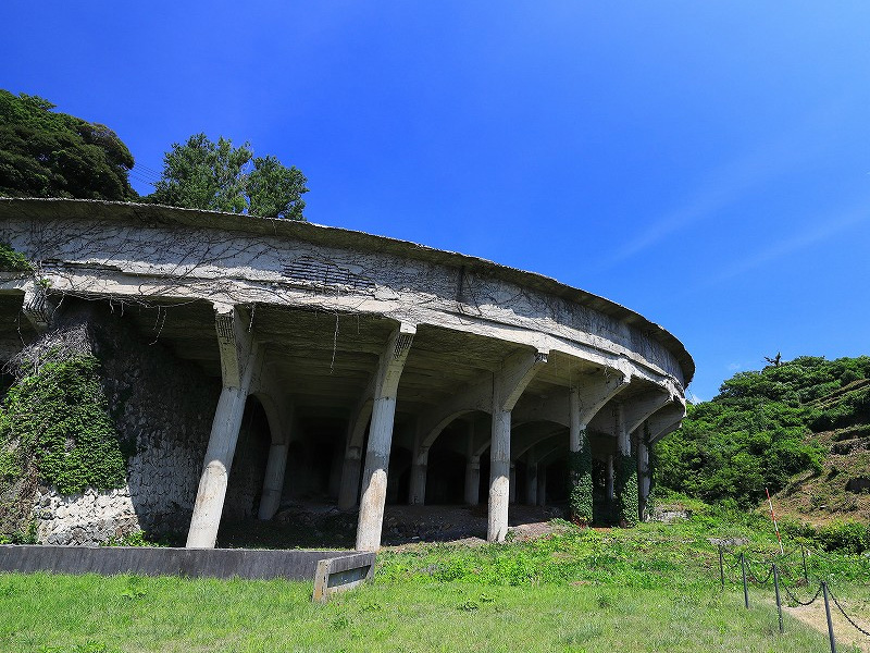 新潟佐渡島 北澤浮遊選礦場